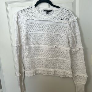 Lace sweater